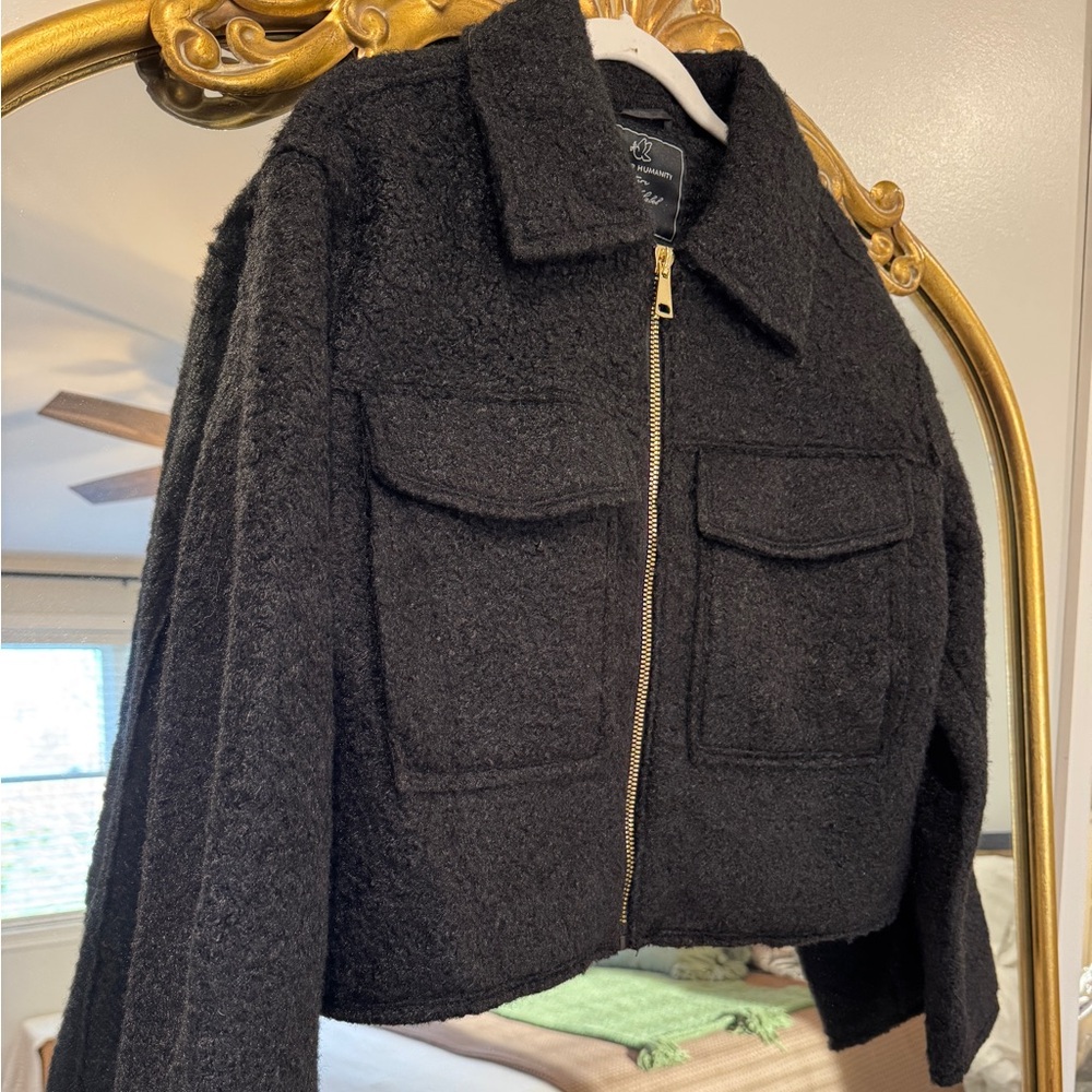 Black Label Black Teddy Jacket — NWOT - Picture 2 of 9